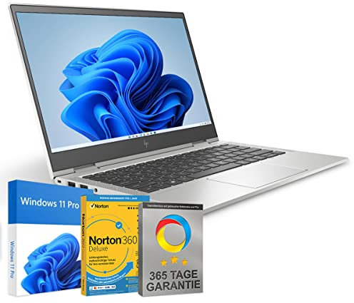 HP EliteBook 830 G5 13,3 Zoll Full HD Laptop Intel Core i5-8350U@ bis zu 3,6 GHz 16 GB 512 GB SSD mit Windows 11 Pro & GRATIS Antiviren-Software inkl. 365 Tage Garantie (Generalüberholt)