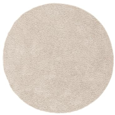 RugVista Comfy Kinderteppich, Ø 250 cm, Beige | Moderne, Rund, Niedriger Stapel, Nur chemische Reinigung, Oeko-Tex 100, Ohne gefährliche Chemikalien, Kinderzimmer
