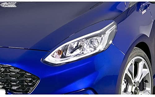 RDX Racedesign Scheinwerferblenden kompatibel mit Ford Fiesta MK8 2017-2022 (ABS)