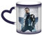 LOUJIN Sebastian Stan - Taza mágica personalizada – Taza de café sensible al calor – 11 oz azul