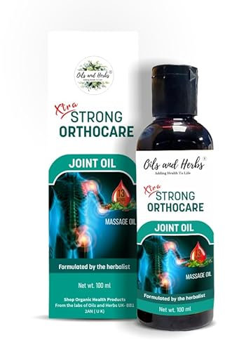 Strong Orthocare Joint Oil - Natural Pain Relief Oil- Enriched with 13 Essential Herbs for Deep Penetration and Long-Lasting Relief (50 ml)