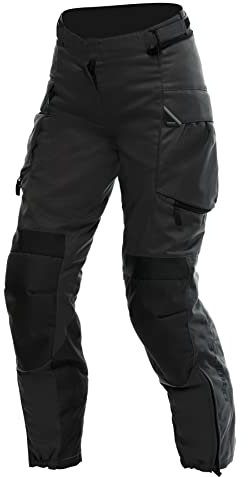 Dainese - Ladakh 3L D-Dry Lady Pants, Pantaloni Moto Touring, 3 Strati Impermeabili, Layer Termico Removibile, Pantaloni da Moto per Donna, Nero/Nero, 52