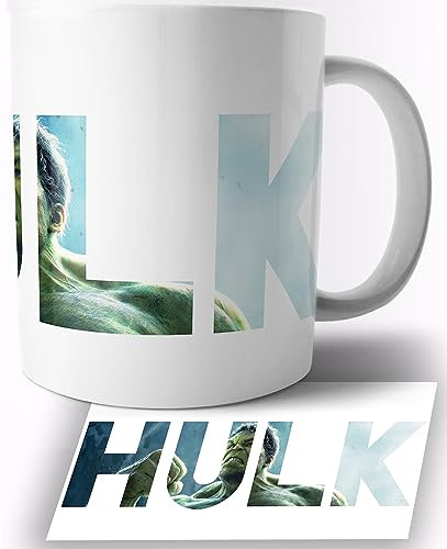 TusRelojes The Incredible Hulk Tasse en Ceramique Blanche 325ml Mug