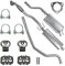 Polmo Schalldämpferset Auspuffanlage Auspuff für Opel Corsa 4 IV D 2010-2014 1.4