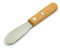 couteaux à beurre, Couteau à beurre avec manche en bois, spatules à crème dentelées en acier inoxydable, idéal pour appliquer du beurre, du fromage, de la confiture(Argent)
