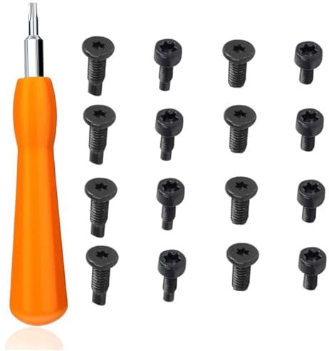 Doorbell Screwdriver Replacement, Ring Doorbell Screws & Screwdriver Kit, Replacement Security Screws, Ring Doorbells Accessories Compatible with Video Doorbell 2 and Pro (4Set/16pcs)