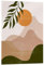 Posterlounge Sonnenuntergang in den Bergen Acrylglasbild von Olga Telnova 70 x 90 cm Beige Wandbilder Wanddeko