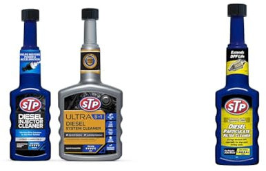 STP Diesel Fuel Additive Twin Pack & GST66200EN Diesel Particulate Filter Cleaner 200 ml