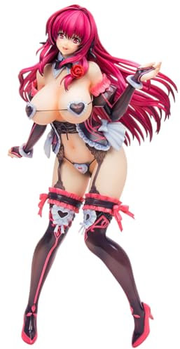 Jiumaocleu Anime Figur Indixgirls Index-chan Statue Modell, 26 cm Stehpose, rotes Mädchen, AmiAmi, Manga-Figur, Skulptur, handgefertigt, Sammlerstück, Desktop-Display-Dekoration