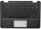 Jxjslp Replacement Upper Case Palmrest for DELL Chromebook 11 3110 Upsell Series Laptop Keyboard Assembly 00H7CN AP3IU000800 Black