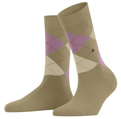 Burlington Damen Socken Queen W So Baumwolle gemustert 1 Paar, Beige Crystal 4409, 36-41