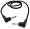1m 6.35mm 1/4 TRS Stereo Jack to Jack Plug, Dual Right Angle Patch Cable Lead for Headphones Amplifiers, Music Instruments, Live Events, DJ 3.3ft