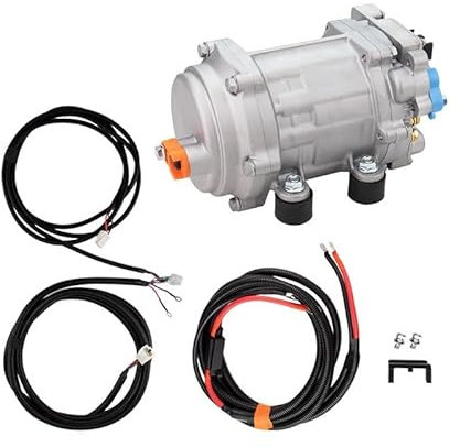 Conjunto De Compresor Eléctrico De Aire Acondicionado De 12 V, 24 V Y 48 V For Aire Acondicionado De Automóvil, Camión, Autobús, Barco, Tractor, Tienda, Aire Acondicionado De Automóvil(D-48V)