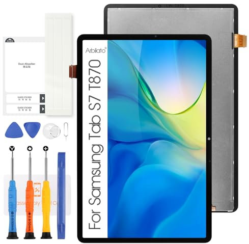 Schermo LCD per Samsung Galaxy Tab S7 SM-T870 SM-T875 - per Galaxy S7 LCD Digitalizzatore Schermo Touch Screen per Galaxy Tab S7 Schermo Sostituzione Sensori Assembly Kit 11.0