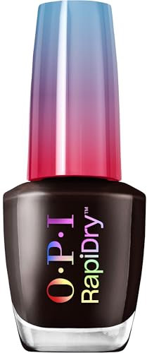 OPI RapiDry™ - Esmalte de uñas secado rápido - Sin Imperfecciones ni Marcas - Esmalte Vegano - Hi Speed! - Esmalte de Uñas Marrón (9ml)