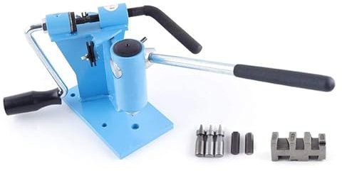 2 In1 Chain Saw Chain Link Breaker, Bench Chainsaw Chain Breaker, Chain Breaker Spinner Repair Tool Chain-Integrated Machine Professional Chain Tool (Blue)
