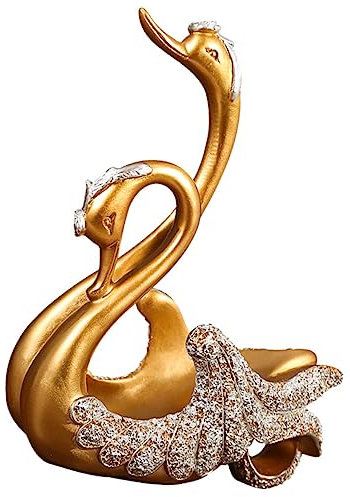 DECHOUS Chain Wine Bottle Holder Swan Shape Stand Wine Rack Resin Material Non-slip