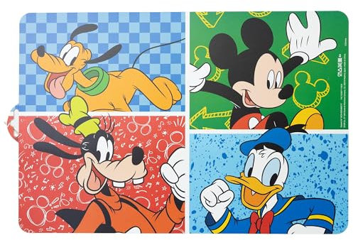 Stor Mantel Infantil Individual de Mickey