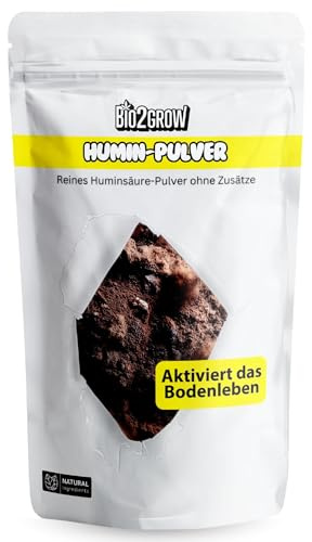 Bio2Grow Humin-Pulver 500 Gramm - Dünger Organisch Grow Anbau Outdoor Indoor Pulver Automatik