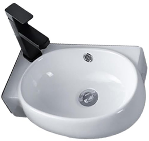 DHNDSDP Wandwaschbecken Kleine Eckwaschbecken Aus Keramik Haushaltswaschbecken Einzelwaschbecken Badezimmerwaschbecken Handwaschbecken Leicht Zu Reinigen