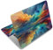 PLIGREAT Laptop Aufkleber Sticker Skin Cover Laptop Skins Mit Farbenfrohen Landschaften Passend Für 12 13 13.3 14 15 Laptops Universell Abnehmbar Vinyl Notebook Kunstschutz Abstrakter