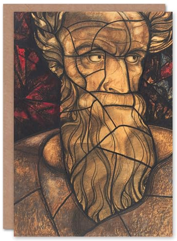 Artery8 Richard Roland Holst Art Card St Matthew Stained Glass Design