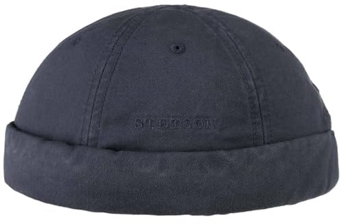 Stetson Ocala Cotton Docker Cap Men - Docker hat Made of 100% Cotton - Docker hat with Factor 40 UV Protection - Summer/Winter