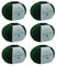Merino Strickgarn - Merino Wolle tannengrün (Fb 3245) - 6 Knäuel grüne Wolle zum Stricken - dicke Merinowolle - Lauflänge 50g/75m - Nadelstärke 6-7mm - weiche Wolle - Merinogarn von MyOma