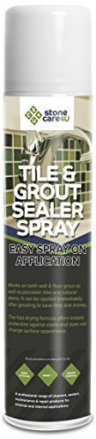 StoneCare4u - Fast Drying TILE & GROUT SEALER Spray 600ml. For Floor, Wall, Bathroom, Shower & Kitchens. EASY Long Term Stain Protection