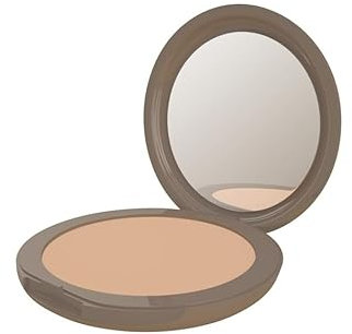 Neve Cosmetics Compact Foundation mit integriertem Spiegel Flat Perfection Glättung, mittlere Deckkraft | Tan Neutral