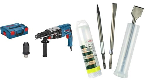 Bosch Professional perforateur GBH 2-28 F & Accessories 3 pièces it de burins SDS plus 2607019457 Argent