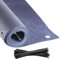 COVER IT Balkon Sichtschutz Ohne Bohren Balkonsichtschutz Blau mit Ösen 80 x 300 cm Sichtschutz Balkon Ohne Bohren - Sichtschutz für Balkon Terrasse - Sichtschutz Balkongeländer