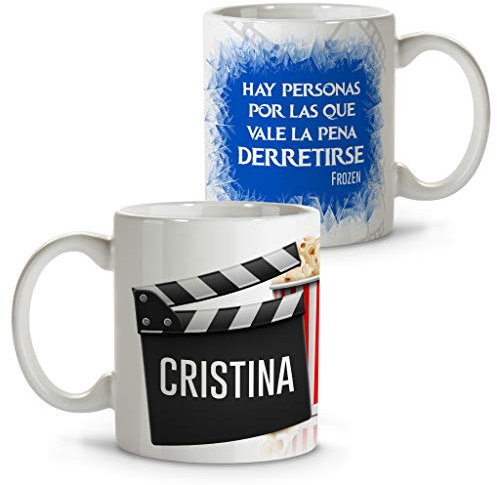 LolaPix Tazas Pareja Personalizadas. Regalos con Frases de Cine. Tazas Personalizadas con Nombre. San Valentín, Parejas y Enamorados. Frozen