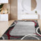 Paco Home Teppich Wohnzimmer Kurzflor Marokkanische Kreis Und Bordüren Muster Modern, Grösse:240x340 cm, Farbe:Rot 3