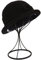 ZffXH Winter Herbst Wolle Stricken modische Cloche Hut 1920 Vintage Filz Beanie Cap Kirche Eimer Kleid für Frauen Damen Senioren