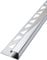 Dalsys 5x Fliesenschiene Eckprofil 2,5m x 10mm Quadratprofil Edelstahl Poliert, Fliesenprofil
