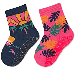 Sterntaler Unisex Kinder Fli Fli Air Dp Palmen+blätter Socken