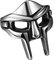Flongo Herren Ring Mf Doom Gladiator Mask Ringe silber Wikinger Spartan Maske Edelstahl Gothic Schmuck Viking Helm Nordic Pagan Geschenk für Männer Damen Halloween Doomsday Größe 9