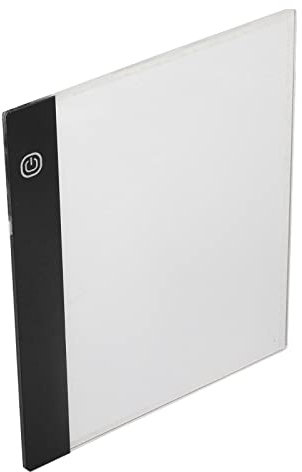 A5 Ultradünner Tragbarer LED Lichtbox Tracer, Smart Touch, Hohe Helligkeit, Stufenlos Dimmbar, LED Kunsthandwerk Tracing Lichtpad für Künstler, die Zeichnen und Skizzieren