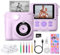 FUNKAM Sofortbildkamera für Kinder, 6,1 cm (2,4 Zoll), HD 1080P, mit 32 GB SD-Karte, 5 Markern, Aufklebern, 5 Papierrollen, Umhängeband. Kamera für Jungen und Mädchen von 3 bis 14 Jahren