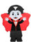 Boland 30981 - Pinata Vampir, 33 x 10 x 45 cm, Hängedeko, Dekoration für Geburtstag, Mottoparty und Karneval