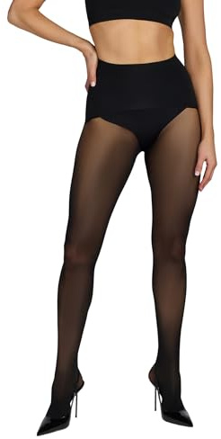 Heist The Thirty-Five 35D schwarze Strumpfhose, Schwarz , 16-18