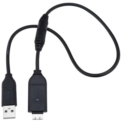 Be In Your Mind 1PC Cavo USB Per Fotocamera Compatibile Con Samsung Digimax AQ100 CL80 ES55 ES60 ES63 ES65 ES67 Caricatore USB E Cavo SUC Per Sincronizzazione Dati
