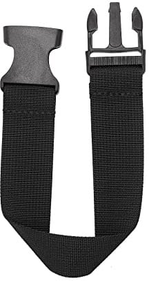AGONEIR Tragbare Gürtelverlängerung für Bauchtasche, Gurtverlängerung, Hüfttasche, Gürtelverlängerung für Bauchtasche, universell, Schwarz