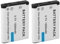 2 Batteries Li-ION Rechargeables EN-EL19, 3.7V, 1200mah, pour Coolpix A100 S32 S100 S2600 S2700 S2750 S2800 S3100 S3300 S3400 S3500 S3600 S3700 S4100 S4300 S4400, etc.
