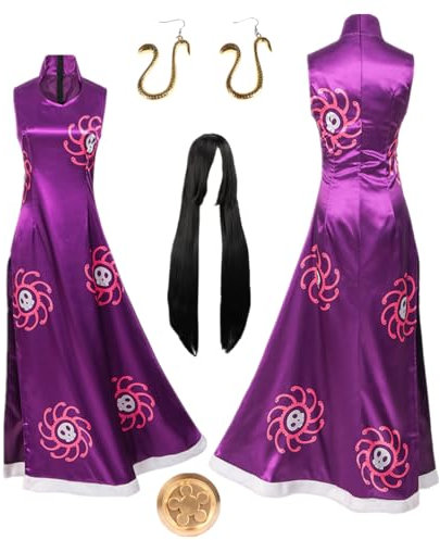 TYRHDJZQ Anime Cosplay Viola Vestito Donna Vestito Halloween Costume (XS)