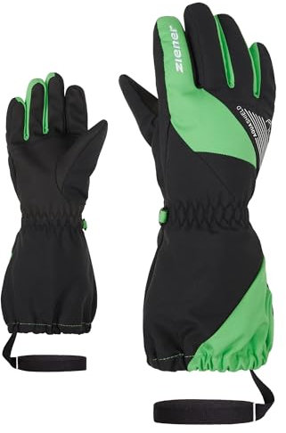 Ziener Kinder LAILACO Ski-Handschuhe/Wintersport | wasserdicht, PFC frei, Pale Green, 6
