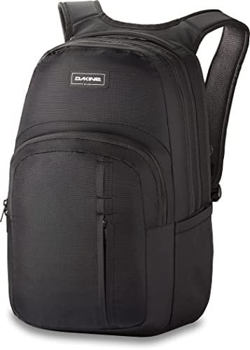 Dakine Campus M 25L Rucksack BLACK RIPSTOP – 15-Laptopfach, Isolierfach, Ergonomische Schulterriemen, A4-tauglich, 100% Polyester, Maße: 30 x 47 x 18 cm