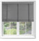 Ev Dekor Faux Wood Blinds - Wooden Grain window Venetian Blind 50mm Horizontal Slats - White Silver/Grey Tape TRIMMABLE, Child Safe Window Shades (Dark Grey Embossed Pattern, W60cm x L150cm)