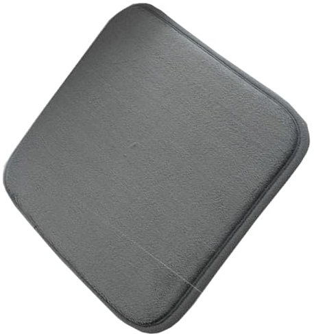 SDNAM Stuhlkissen 1,2,4er Set, Sitzkissen Sitzkissen rutschfeste Stuhlpolster für Indoor und Outdoor Dicke Polsterung Bodenkissen(Dark Gray,1pc 50x50cm)